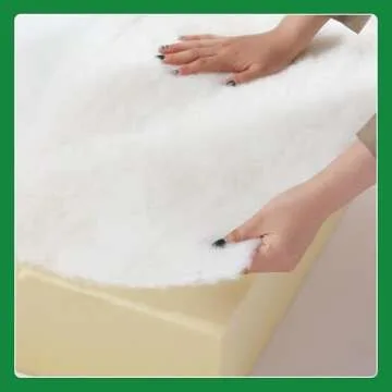 HOMBYS 200 GSM Upholstery Batting Extra Thick, Quilt Batting by The Roll, Dacron Upholstery Cushion Warp Keep Your Cushion Fluffy-48 in * 5 Yards