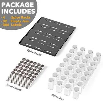 SpaceAid Spice Drawer Organizer for Ultimate Kitchen Organization