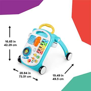 Baby Einstein Musical Mix 'N Roll 4-in-1 Push Walker