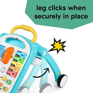 Baby Einstein Musical Mix 'N Roll 4-in-1 Push Walker