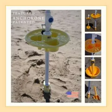 All-In-One Beach Umbrella System - Stylish & Secure