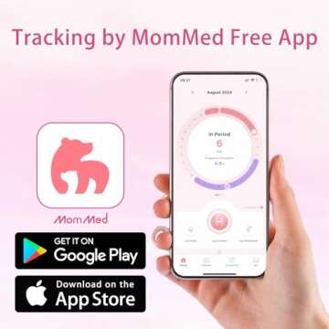 MomMed Ovulation Test Strips, 50 LH Ovulation Predictor Kit with 50 Collection Cups, Accurately Trac...