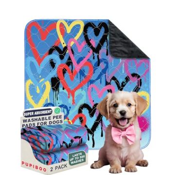 PUPIBOO Washable Dog Pee Pads - Leak-Proof Training