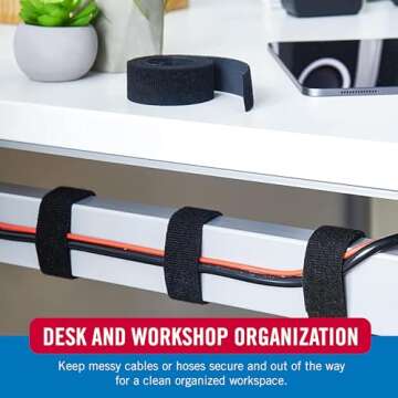 VELCRO Heavy Duty Cut to Length Straps for Organizing