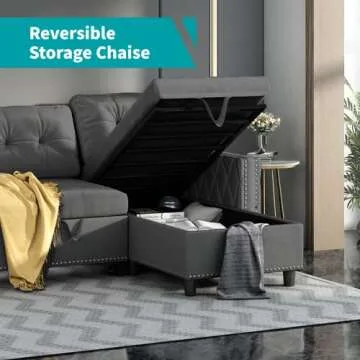 BALUS Sleeper Sofa Bed with Storage - Stylish & Comfy