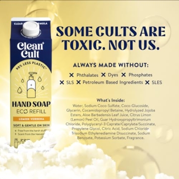 Cleancult Hand Soap Refill - Eco-Friendly Lemon Verbena