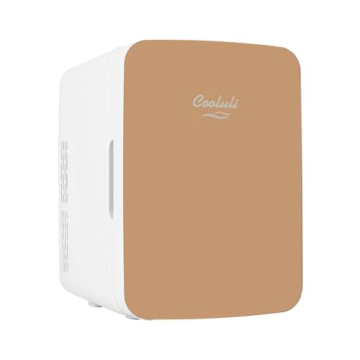 Cooluli 10L Mini Fridge - Car, Office Desk & College Dorm Room - Portable Cooler & Warmer