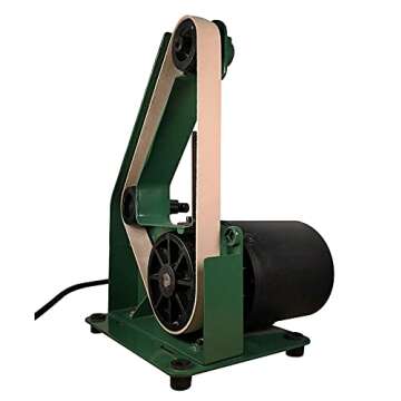 1X30 Super Strop Beginner Knife Sharpening Belt Kit W/ 5 Pack Sanding Belt Assortment and 1X30 Leath...