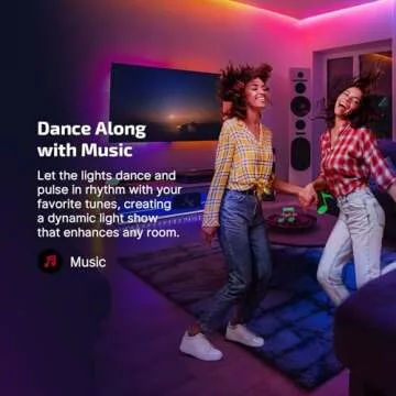 OLIGHT Ostrip Smart LED Strip Lights with App Control, Music Sync, Color Changing, RGBIC Lighting for Bedroom, Room, TV, Party or Christmas Decor (16.4FT)