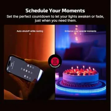 OLIGHT Ostrip Smart LED Strip Lights with App Control, Music Sync, Color Changing, RGBIC Lighting for Bedroom, Room, TV, Party or Christmas Decor (16.4FT)
