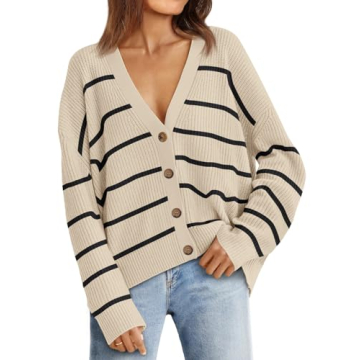 LILLUSORY Women's Cozy Oversized Cardigan Sweaters for Fall Style