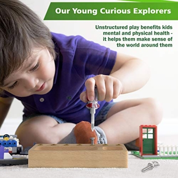 Panda Brothers Montessori Screwdriver Board Set for Kids