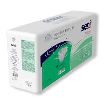 Seni Super Plus Adult Incontinence Briefs for Overnight Use