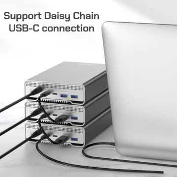 Avolusion PRO-G1 10TB USB-C Hard Drive with Hub