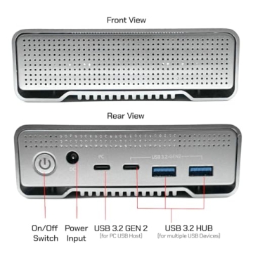 Avolusion PRO-G1 10TB USB-C Hard Drive with Hub