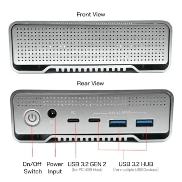 Avolusion PRO-G1 10TB USB-C Hard Drive with Hub