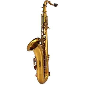BetterSax Tenor Saxophone - Professional-Grade Instrument with Dark Gold Lacquer Finish - Complete K...
