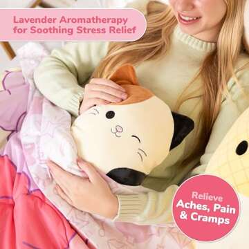 Cam The Cat Squishmallows Heating Pad for Cramps