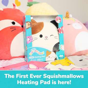 Cam The Cat Squishmallows Heating Pad for Cramps