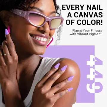 MelodySusie Thick Purple Gel Nail Polish for Nail Art