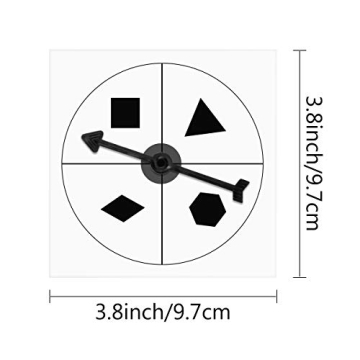 Hotusi Game Spinner for Math & Party Games - 15 Pack