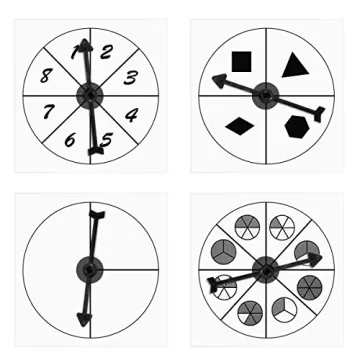 Hotusi Game Spinner for Math & Party Games - 15 Pack