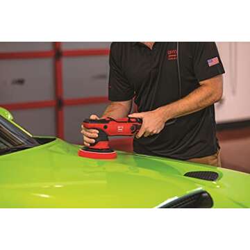 Griot's Garage G9 Random Orbital Polisher - Variable Speed 1,000 Watt 6 Inch Dual Action Polisher – Comfortable Ergonomic Design For Extended Use – Removes Scratches, Swirls, Oxidation & More!