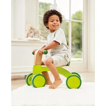 Hape Scoot Around Ride On Wood Bike for Toddlers | Durable & Safe