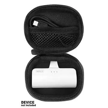 CaseSack Case for Small Portable Charger Compatible with iWALK Small USB-C Portable Charger, Anker Nano, JEJILL, LanLuk, Charmast, LENUTO, Swyop, VEGER, Feob, Taegila, YHO