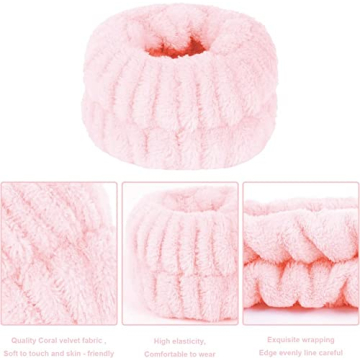 Spa Headband and Wristband Set for Women - Cute & Functional