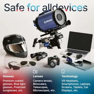 Koala Eyeglass Lens Cleaner Spray Kit | (2x) 8oz + (1x) 2oz Glasses Cleaner Bottle + (3x) Microfiber Cloth | Alcohol Free Eyeglasses, Screen, and Camera Cleaning Kit (6 Piece Set)