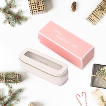 Pinkmik Clear Makeup Bag - Travel Cosmetic Toiletry Organizer