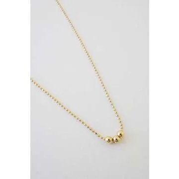 Honeycat Belle Chain Necklace | Minimalist Delicate Jewelry (Gold)