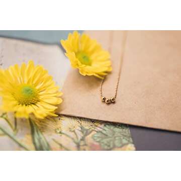 Honeycat Belle Minimalist Gold Necklace for Everyday Wear