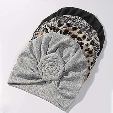 Stretch Turban Hats for Women, Hair Scarf Turban Head Wrap Pre Twist Ultra Soft Extra Elastic and Breathable