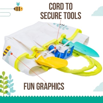 Beetle & Bee Kids Garden Tote Kit for Young Gardeners