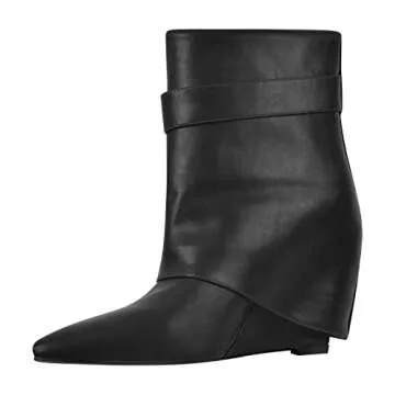 Stylish LISHAN Women's Wedge Boots for Ultimate Comfort