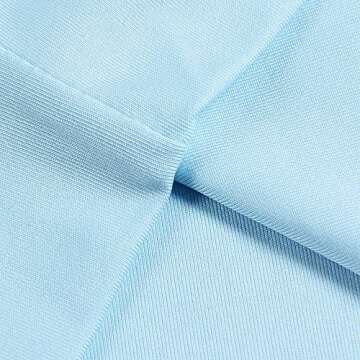 Artfish Women's Sleeveless Cropped Tank Top - Light Blue