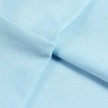 Artfish Women's Sleeveless Cropped Tank Top - Light Blue