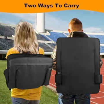 Heated Stadium Seat With Back Support Ideal For Cold Events