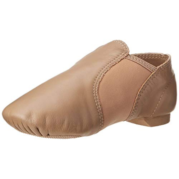 Capezio Girls E Series EJ2C Jazz Slip On Caramel - Comfortable Dance Shoes for Kids 1.5 M US