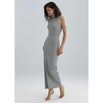 Relety Women's Elegant Bodycon Maxi Dress for Summer