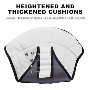 Foldable Baby Walker with Mute Wheels and Anti-Rollover Safety