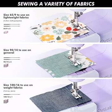 ArtLak Mini Sewing Machine - Portable and Versatile for All