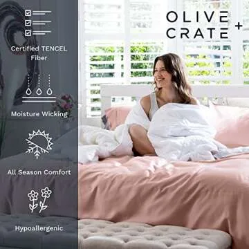 Olive + Crate Eucalyptus King Sheets Set – Cooling Luxury