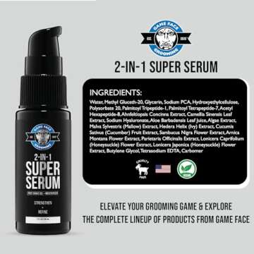 Game Face Grooming 2-in-1 Super Serum for Men