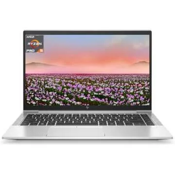 HP EliteBook 845 G8 Laptop: 14" FHD, Ryzen 5 Pro, 16GB RAM, & 512GB SSD.