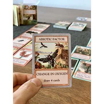 Montrose Biology Ecologies Card Game - Use Science to Build Food Webs in 7 Biomes - Beautiful Vintage Nature Art for The Classroom or Game Night