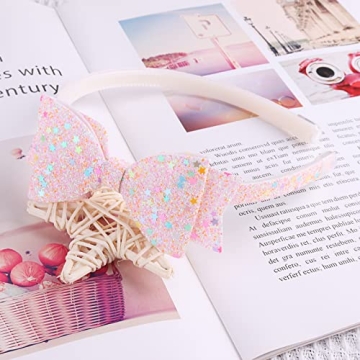 Glittery Headbands for Girls | Lizioo 6 Pack