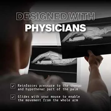 Ergonomic Wrist Rest for Computer Users - DELTAHUB Carpio 2.0